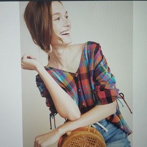 Anthropologie Amelia Buttondown